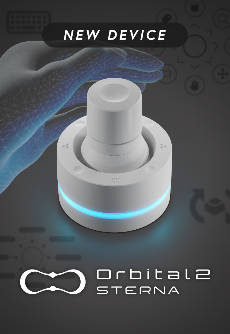 Orbital2 Sterna - クリエイティブ制作をより楽にする 左手デバイス
